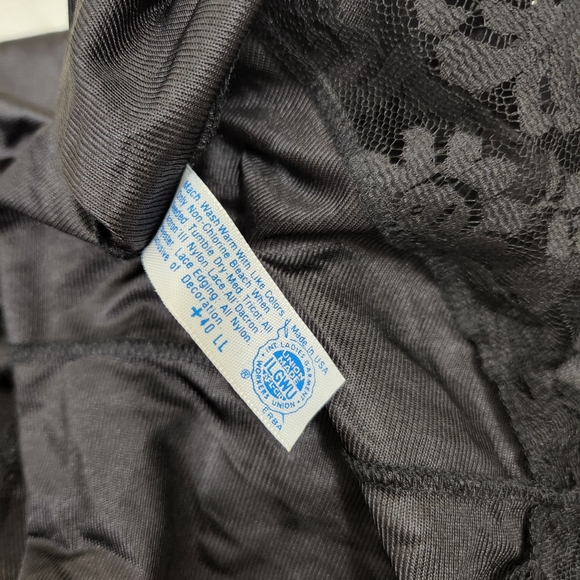 Vintage Black Lace Bodysuit - Picture 9 of 9